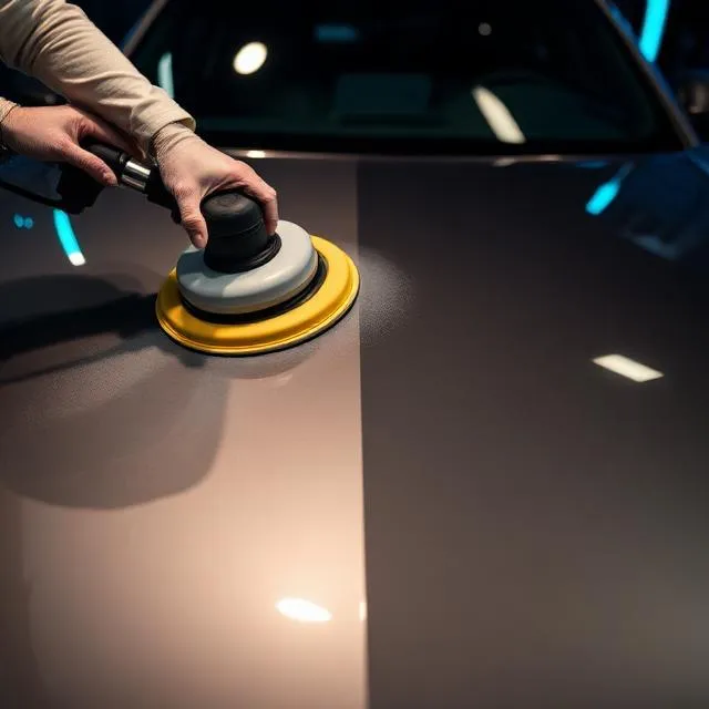 Black car paint correction and swirl removal at Kraken Detail studio in Utah County.